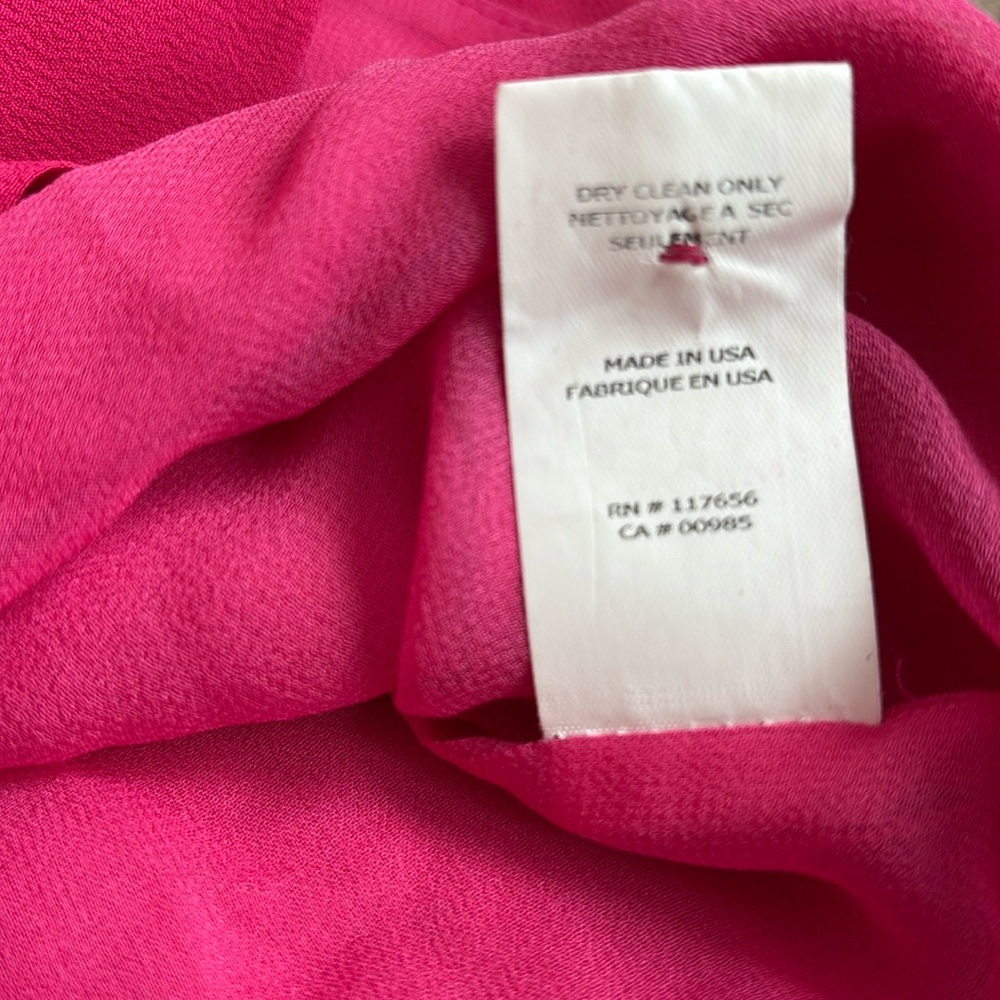 Thakoon silk hot pink party dress made in USA - Picture 4 of 4